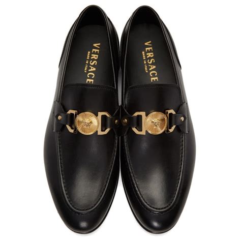 versace men dress shoes|Versace collection men's loafers shoes.